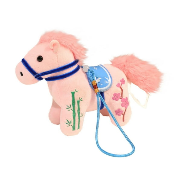 MOQIN Plush Pony -Stuffed Animal Plush Horse,Cute Red Horse Stuffed Toy Ultra-Soft Horse Plush Pillow,Adorable Nursery Decor Perfect for Birthday Gift and Creative Play for Children/5''