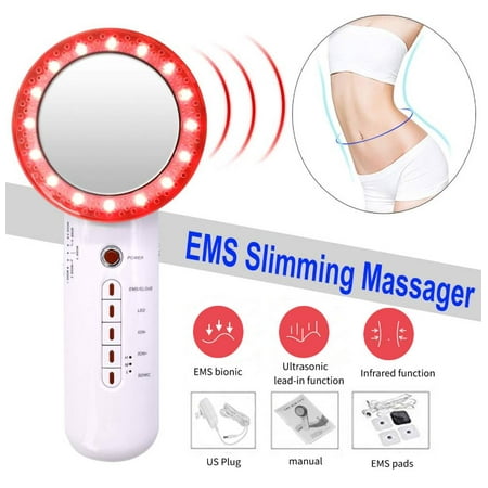 EMS & Infrared Massager, Fat Remover Slim Machine Vibration Beauty Device Massager Skin Care Body Belly Waist Arm Legs