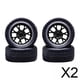 thumbnail image 1 of 2x4x Reemplazo RC Ruedas Neumáticos RC Coche Neumáticos Para Camiones Accesorios Negro, 1 of 8