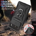 thumbnail image 2 of for Google Pixel 7A 3-in-1 Phone Case with Slide Camera Cover, Build in 360° Rotating Ring Kickstand, Military Grade Protective Shockproof Heavy Duty Anti-fall Phone Case for Google Pixel 7A,D, 2 of 11