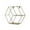 Gold, variant on Elainilye 3-Tier Metal Wall Mounted Floating Shelf, Rustic Hexagonal Storage Display Rack, Wall Hanging Geometric Shelf Home Decor for Living Room, Bedroom, Bathroom, Office, Kitchen