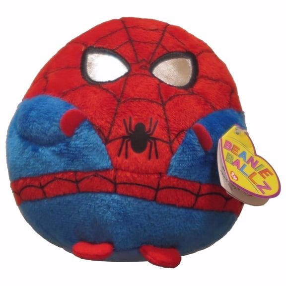 Beanie Ballz Spiderman Plush - Regular by TY Beanie Ballz