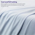 thumbnail image 3 of SoftStretch Bamboo Pillowcase Set King Size Moisture-Wicking  Dark Grey Stormy Grey Mattress Sheets, 3 of 5