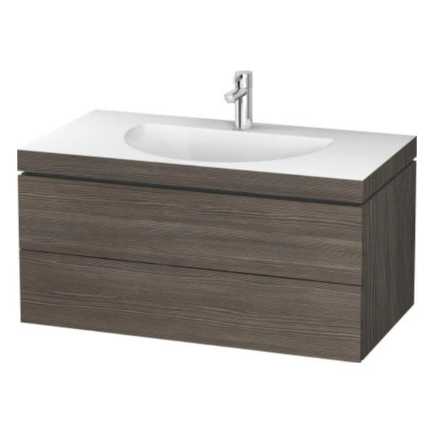 Duravit LC6906T5151 LCube 39 3/8" Wall Mount Single Bathroom Vanity