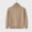 Khaki, variant on Boys Girls Mock Turtleneck Sweater Kids Fashion Long Sleeve Knit Pullover Sweaters 2-14 Years Beige