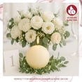 thumbnail image 3 of Biedermann & Sons Round-Shaped 4-Inch Diameter Ball Candles, Cream, Set of 6, 3 of 6