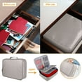 thumbnail image 2 of Fridja Document File Information Fireproof Storage Bag Travel Multi-functional Waterproof And Fireproof Storage Soft Box, 2 of 9