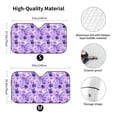thumbnail image 5 of Yiaed Violet Print Car Windshield Sunshade Front Auto Car Front Window Sun Shade Foldable Sun Visor Shield Cover Auto Accessories for Sedan SUV Truck-Medium, 5 of 5