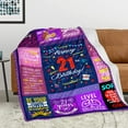 thumbnail image 3 of 15 Year Old Girl Gifts for Birthday - Quinceanera Gifts Blanket - Gifts for 15 Year Old Girls - 15th Birthday Gifts for Teen Girls - 15th Birthday Decorations for Girls Gift Ideas 50"X60", 3 of 5