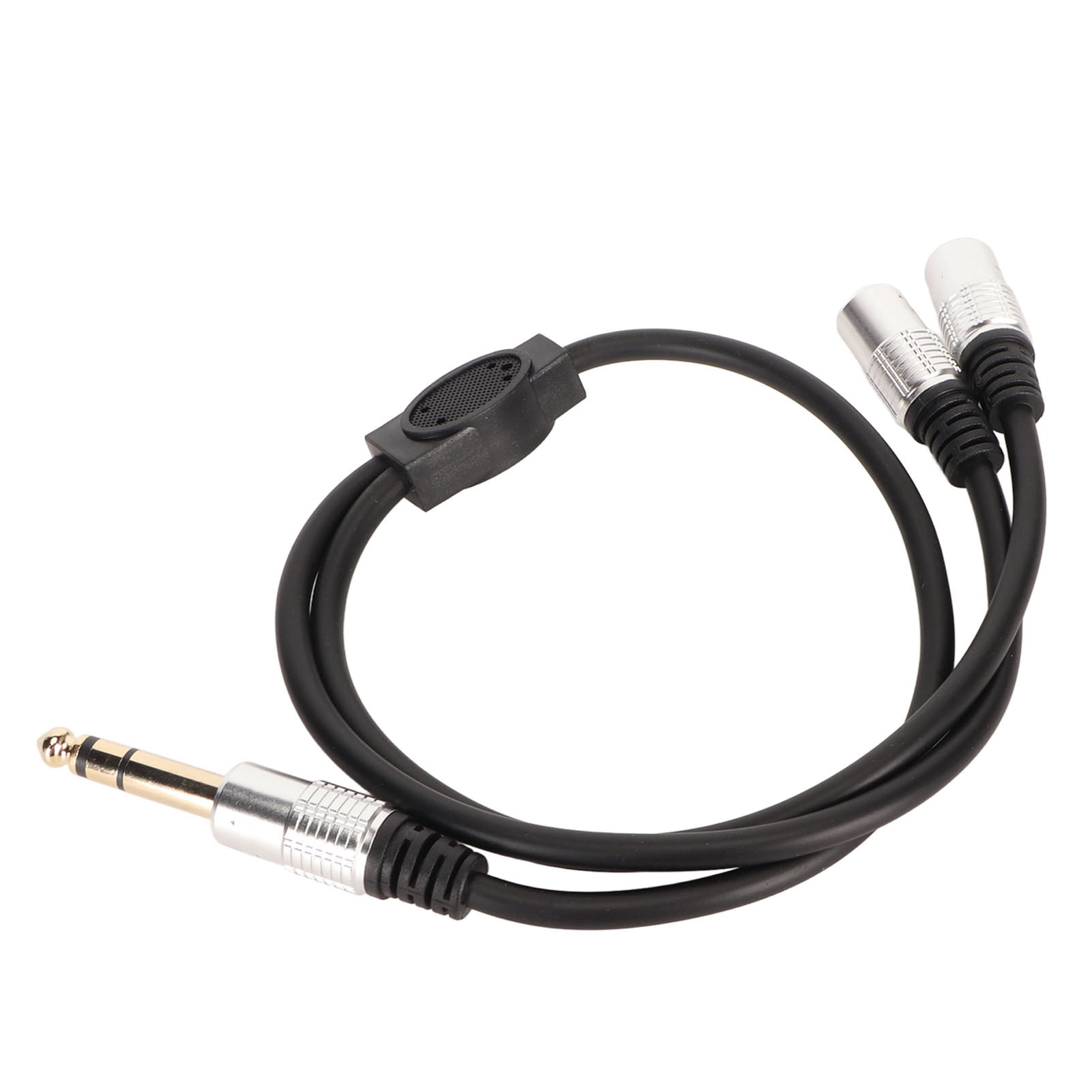 Adaptador de conector macho de 6,35 mm a hembra dual de 3,5 mm Plug and ...