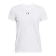 thumbnail image 2 of Camiseta de manga corta Under Armour Rival Core para mujer, blanca, talla S, 2 of 3