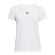 thumbnail image 2 of Camiseta de manga corta Under Armour Rival Core para mujer, blanca, talla S, 2 of 3