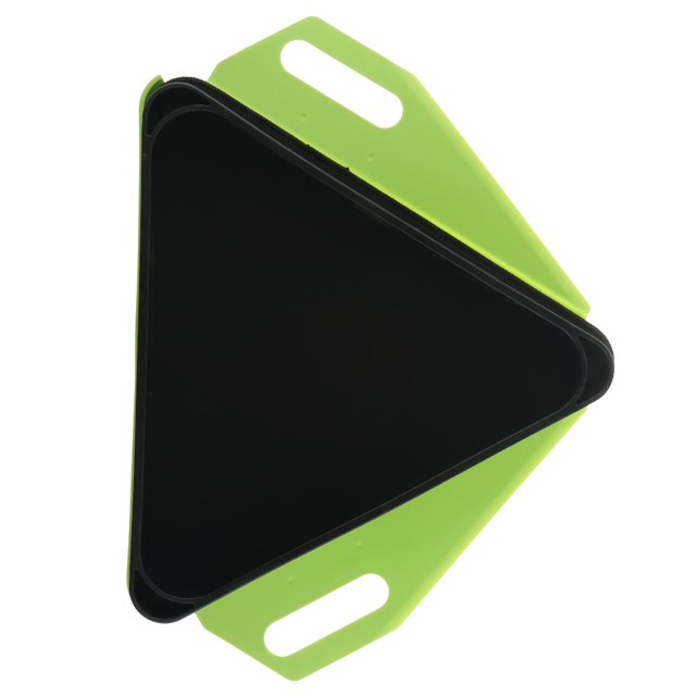 BANDEJA DE PLÁSTICO PARA RACK TRIÁNGULO DE BOLAS DE BILLAR - SNOOKER DE BOLAS DE TAMAÑO COMPLETO DE 15 x 2-1 / 4 " Pasto verde Sunnimix Estante de triángulo de bolas de billar