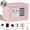 Pink, variant on Digital Security Fireproof Safe Box Stainless Steel Anti-theft for Document Money Valuables, Black