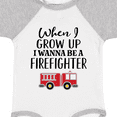 thumbnail image 4 of Inktastic Future Firefighter Kids Fireman Boys Baby Bodysuit, 4 of 5