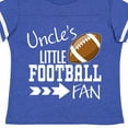 thumbnail image 4 of Inktastic Uncle's Little Football Fan Boys or Girls Toddler T-Shirt, 4 of 5