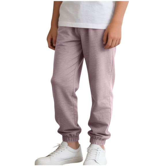 Edvintorg Boys Pants Lightweight Elastic Waisted Casual Trousers Summer Outdoor Cuffed Pant Kids Clothes Boys Size 1-14