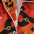 thumbnail image 6 of Tisuna Boys Halloween Pajama Set Soft Kids Sleepwear Graphic Print Long Sleeve Comfortable Outfits For Toddler And Preschooler Party Casual Indoor Wear Orange Size 18-24 Months, 6 of 8