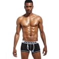 thumbnail image 4 of JOCKMAIL Boxer Men Sexy Mesh U Pouch Underwear Sexy Underpants Cueca Cotton Pants Trunks Boxer Shorts Gay Panties, 4 of 7
