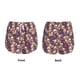 thumbnail image 3 of Balery Skull rock music record Pantalones cortos deportivos para mujer con forro y dos bolsillos, elásticos, para entrenamiento, gimnasio, yoga-Medium, 3 of 7