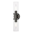 thumbnail image 5 of 16172-46 Livex Lighting Ludlow - 2 Light ADA Bath Vanity In Nautical Style-19.25 Inches Tall and 4.25 Inches Wide-Black Chrome Finish, 5 of 14