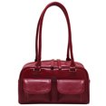 thumbnail image 1 of Bolsos Hombro Cuero Bolso Mano Diseñador Dos Bolsillos para Mujer (Rojo), 1 of 9