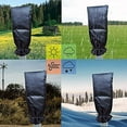 thumbnail image 4 of Vadktai Outdoor Faucet Covers for Winter Freeze Protection, 25"X10" Hose Bib Covers for Winter,Reusable Thicker Waterproof Insulated Spigot Cover, 4 of 8