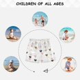 thumbnail image 6 of Kids' Beach Pants Comfortable Swim Trunks Hearts and String Garland Shorts for Pool Vacation and Lounge Wear 5T, 6 of 8