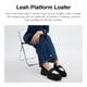 thumbnail image 2 of Zapatos Coach Leah con plataforma para mujer, color negro/blanco óptico 11, 2 of 5