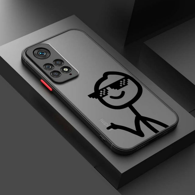 Cartoon Matchman For Xiaomi Redmi Note 12 Speed 11 10 9 Pro Plus Max 4G 5G Frosted Translucent Phone Case B25Fhei01 RM Note12 Pro Plus5G