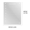 thumbnail image 5 of Tableau Magnétique en Acrylique pour Réfrigérateur, Calendrier Effaçable à Sec, Tableau Blanc pour Mur, Bloc-Notes Magnétique, 5 of 5