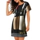 thumbnail image 2 of Fotbe Two Bottles Of Red And White Wine Bata de Dormir para Mujer con Estampado, Camisón de Algodón de Manga Corta, Ropa de Dormir Casual, 2 of 6