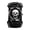 Black, variant on Steampunk Leather Watch for Men: Analog Quartz Watch with Wide Leather Strap, Large Dial Bar Scale with Skull Decoration - for Gifts