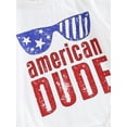thumbnail image 4 of 4th of July Baby Boy Girl Outfit Newborn Infant Bubble Romper Short Sleeve Fourth Of July American Flag Summer Bodysuit, 4 of 7