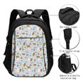 thumbnail image 3 of Daiia Carrot Rabbit Pattern USB Charging Backpack for Men and Women, Anti-Theft Backpack,Travel Backpack,School Backpack,College Backpack,Laptop Backpack, 3 of 7