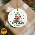 Gen Z Teen Slang Christmas Ornament, Skibidi Ohio Rizz Sigma Toilet ...