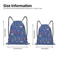 thumbnail image 2 of Saiise New-York City Pattern Sports Drawstring Backpack - String Swim Gym Bag with Wet Proof Pocket for Women&Men-Small, 2 of 6