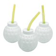 thumbnail image 1 of Pelota de golf Cups Fun Express moldeada de 414 ml con tapas y pajitas, 1 of 3