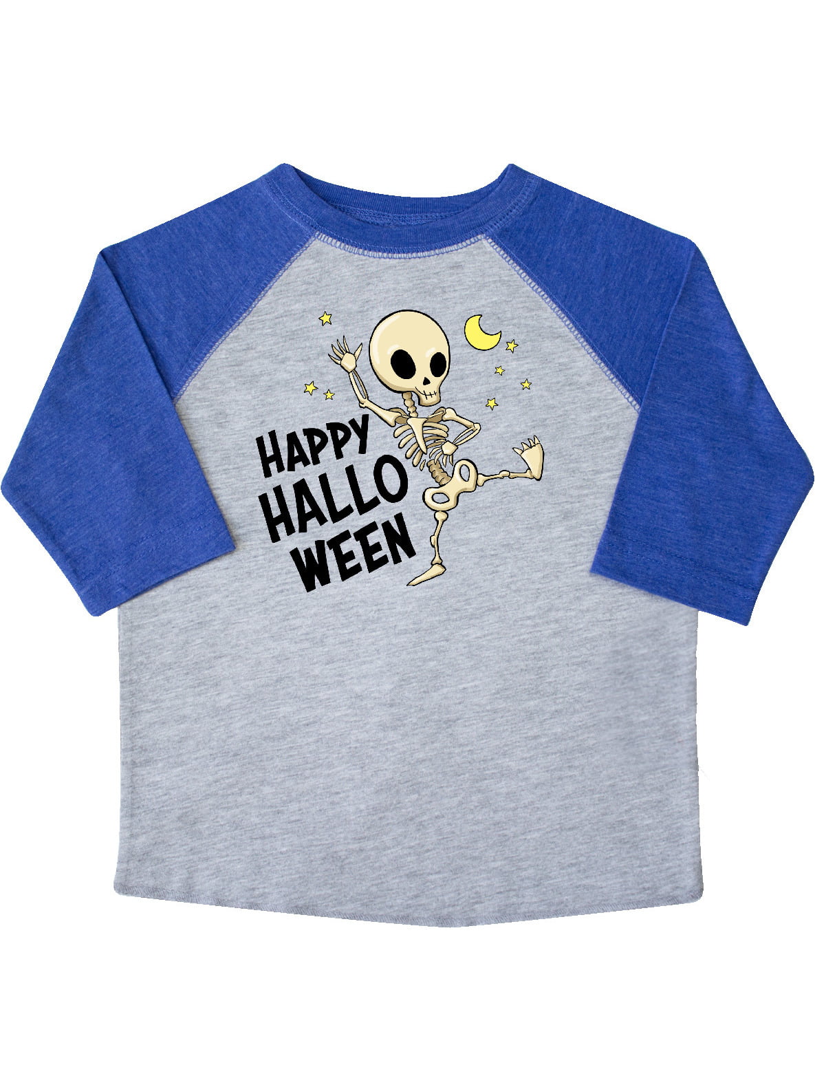 inktastic Happy Halloween with Dancing Skeleton Toddler T-Shirt