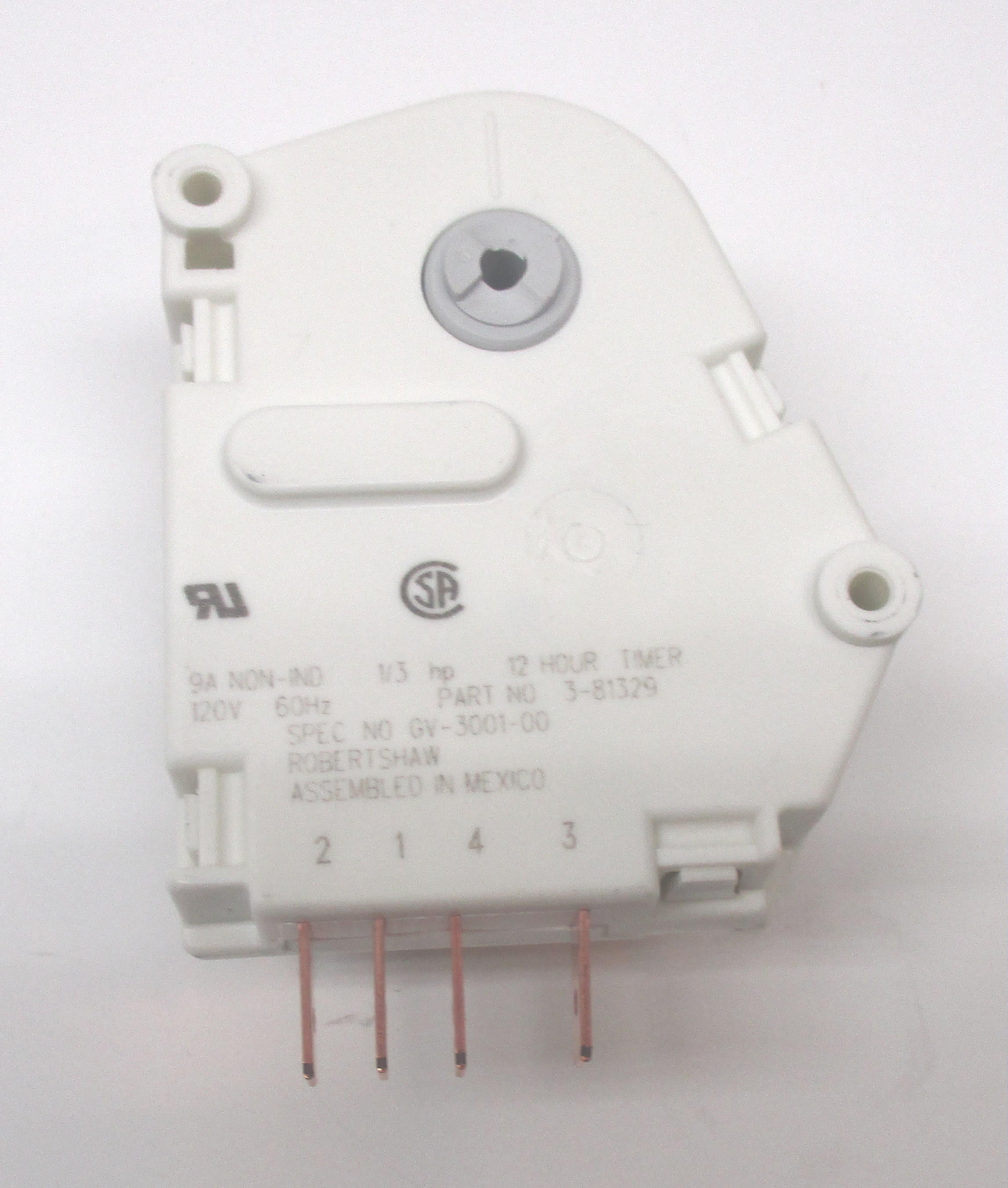 Whirlpool WP3-81329 Defrost Timer