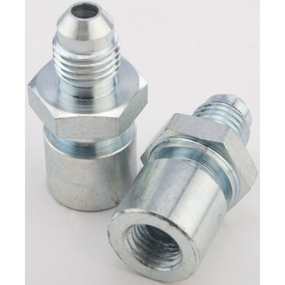 JEGS AN to Inverted Flare Female Tube Adapter Fittings [-3 AN x 7/16 in.-24 Inverted Flare]