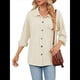 thumbnail image 2 of Blusas Informales de Larga Extragrandes con Botones y Cuello Halter para Mujer Albaricoque S, 2 of 10