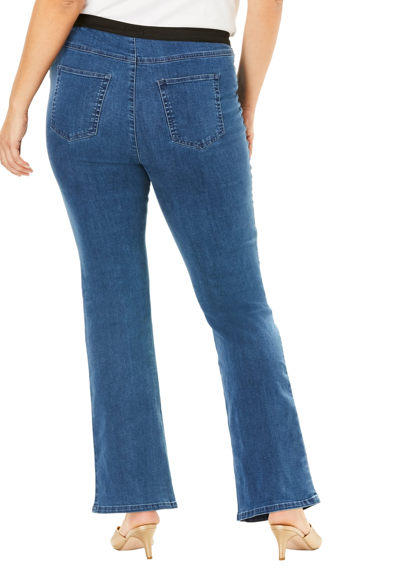 chic women's plus denim leggings