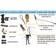 thumbnail image 3 of 60” Black Hunter Original Recurve Bow for Adults American Hunting Archery 20-60lbs, 3 of 8