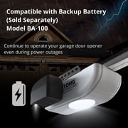 Skylink ATOMS ATR-1612BKW 1/2 HPf Garage Door Opener Belt Drive with Wi-Fi Connectivity