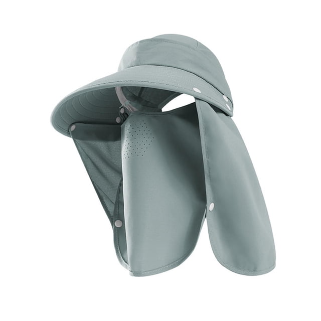 Wide Brim Bucket Hat Polyester Fisherman Visor for Vocation Outdoors Fishing Style