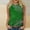 Green, variant on QUNYINEY Muscle Womens Tank Top Casual Sleeveless Crewneck Starry Sky Shirts Loose Summer Tank Tops