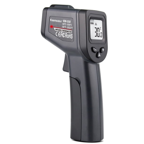 Termómetro infrarrojo digital Herramienta de medición de temperatura de objetos sin contacto láser simple/doble