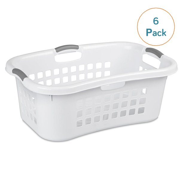 Sterilite 1.5 Bushel UltraGS= HipHold Laundry Basket, 6