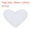 White, variant on Heart Shaped Iron on Patches White Embroidered Sew on Love Applique Patches 33 Pack